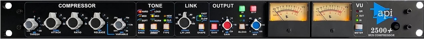 API 2500+ stereo bus compressor