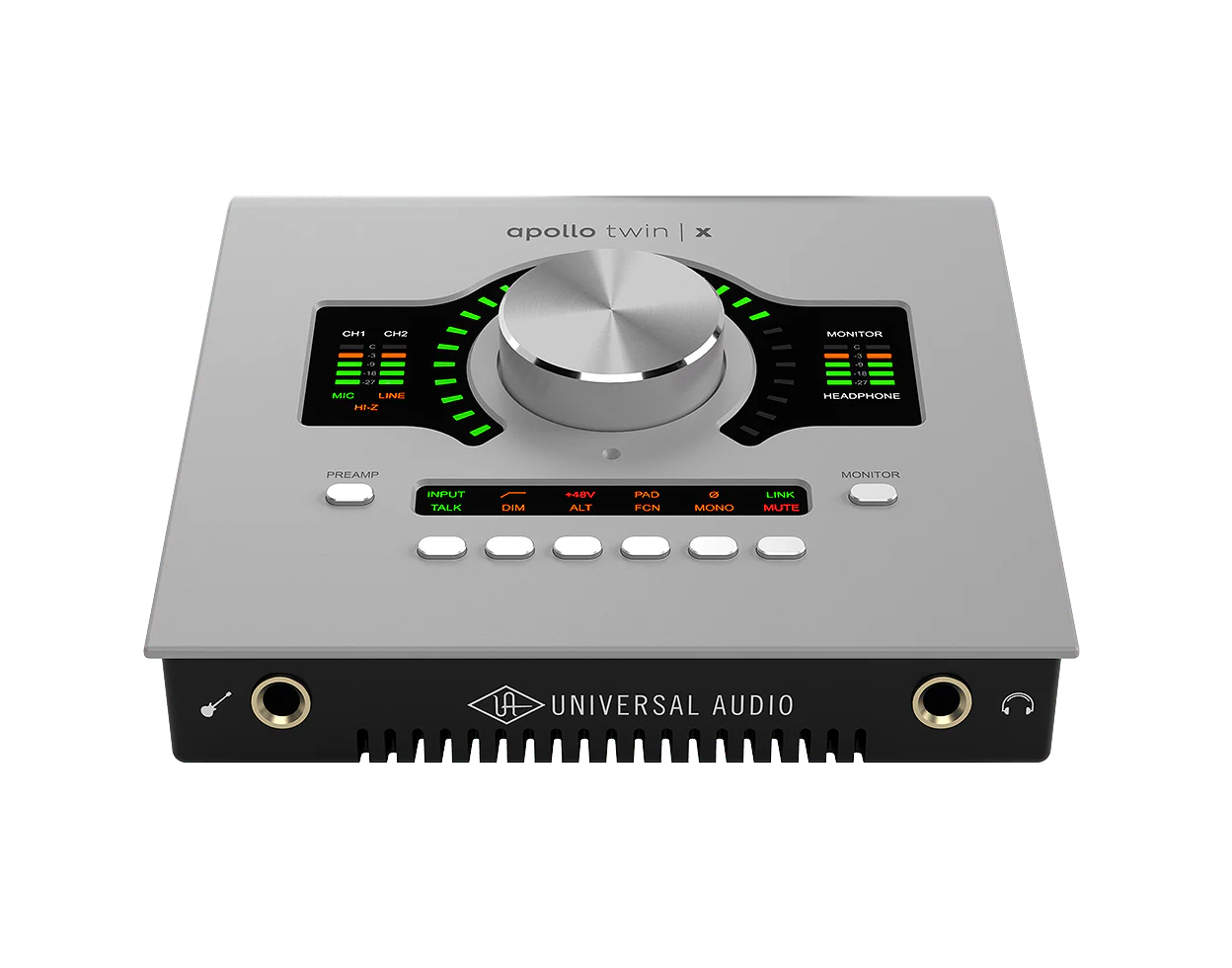 UAD plugins running on the Apollo Twin Duo