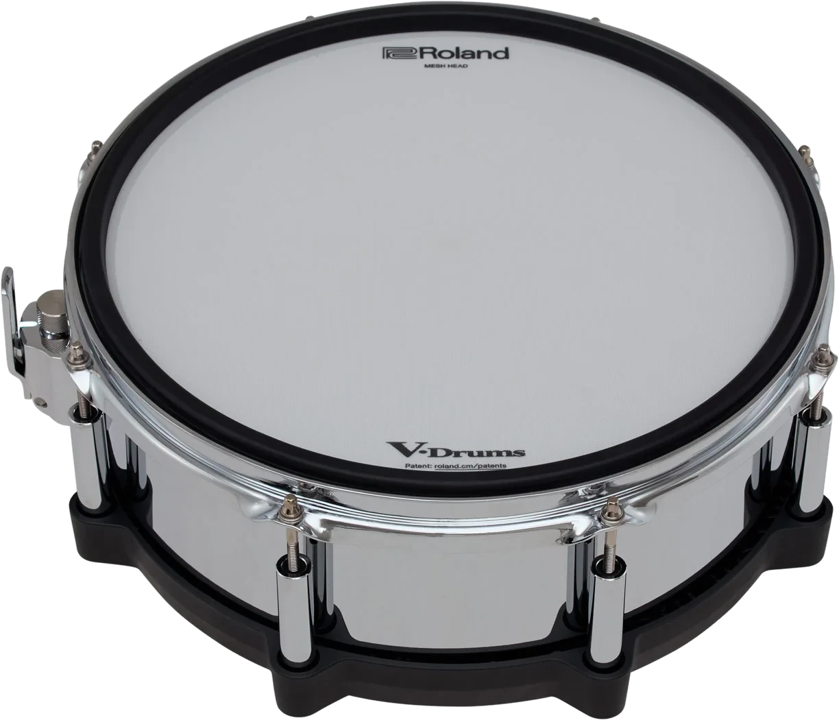 Roland PD-14DSX digital snare with a mesh head